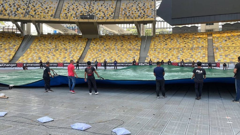 Canvas JDT Digunakan Untuk Perlawanan Malaysia Menentang Laos