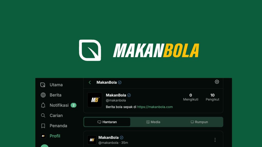 MakanBola Kini Boleh Diakses Di Daun
