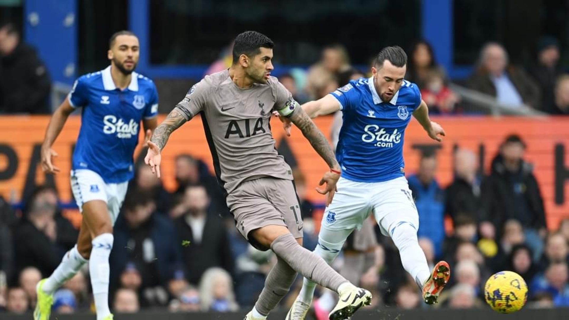 EPL: Gol Saat Akhir Everton Kecewakan Tottenham Hotspur