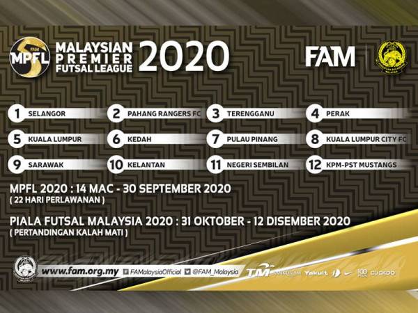 Liga Premier Futsal Malaysia (MPFL) Bertambah Meriah Dengan Pertambahan Empat Pasukan Baharu