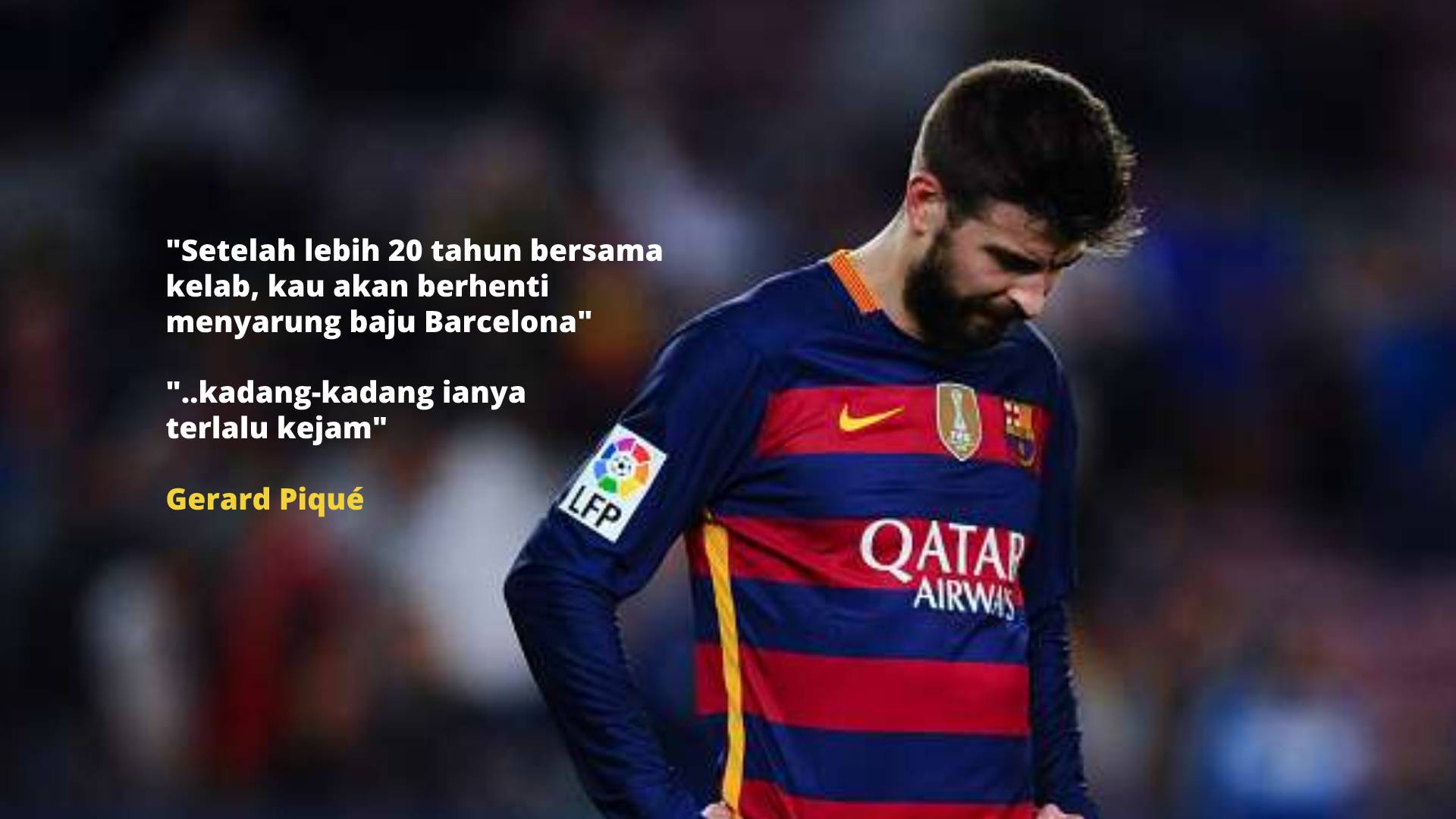 gerard pique messi Salam Perpisahan Gerard Pique Buat Messi