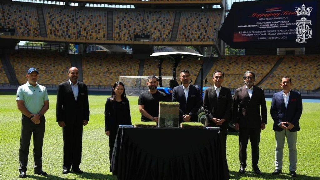 Bukit Jalil Mula Jalani Proses Penukaran Rumput Zeon Zoysia
