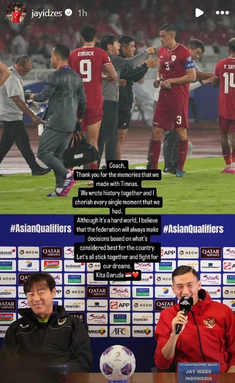 jayidzes Jay Idzes Kekal Positif Selepas Pemecatan Shin Tae-yong jayidzes Jay Idzes Kekal Positif Selepas Pemecatan Shin Tae-yong