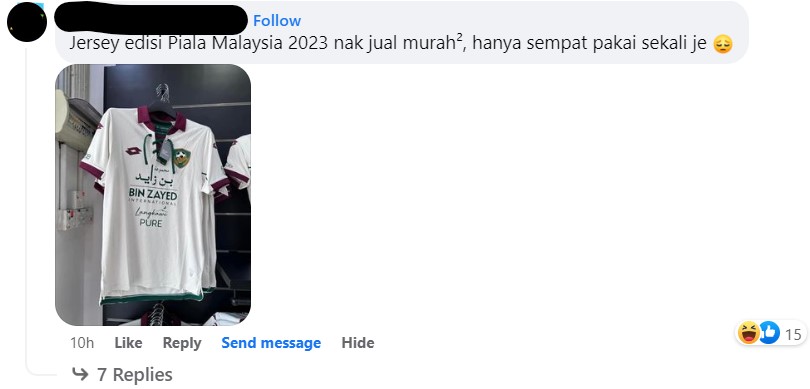 jersi kedah 2 Tersingkir Awal, Jersi Kedah Jadi Bualan