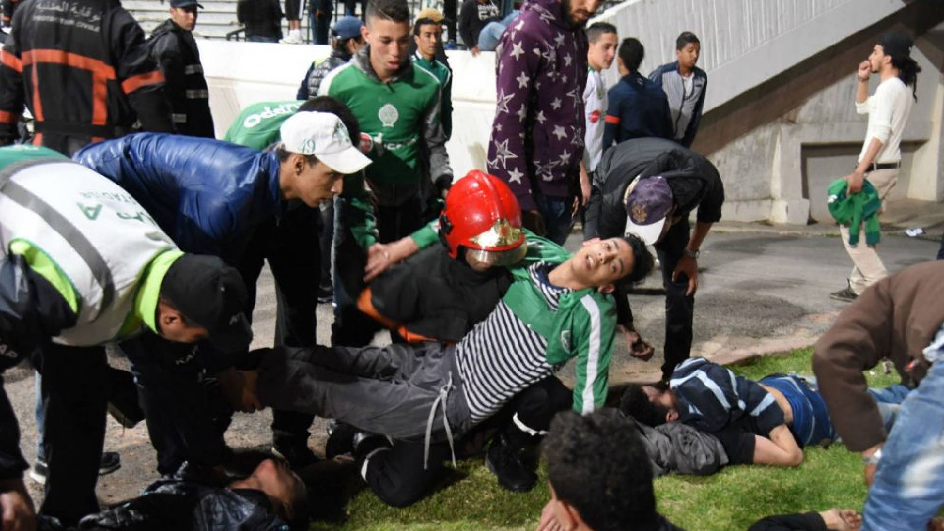 keganasan bola sepak maghribi afp Situasi Huru-Hara di Maghribi, Perlawanan Bola Sepak Bertukar Bercana