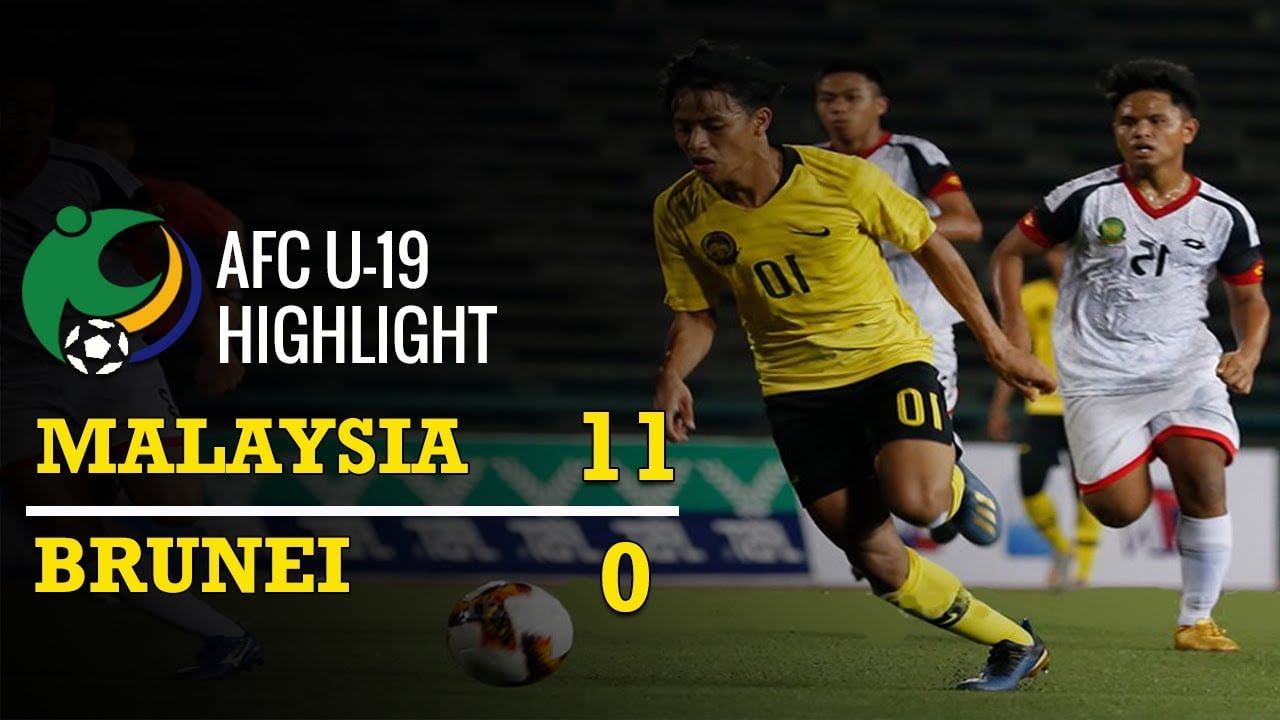 Malaysia U19 11-0 Brunei U19