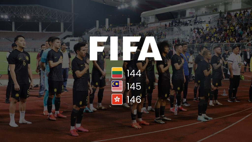 Malaysia Raih 4.28 Mata Ranking FIFA, Pintas Hong Kong & Hampiri Lithuania