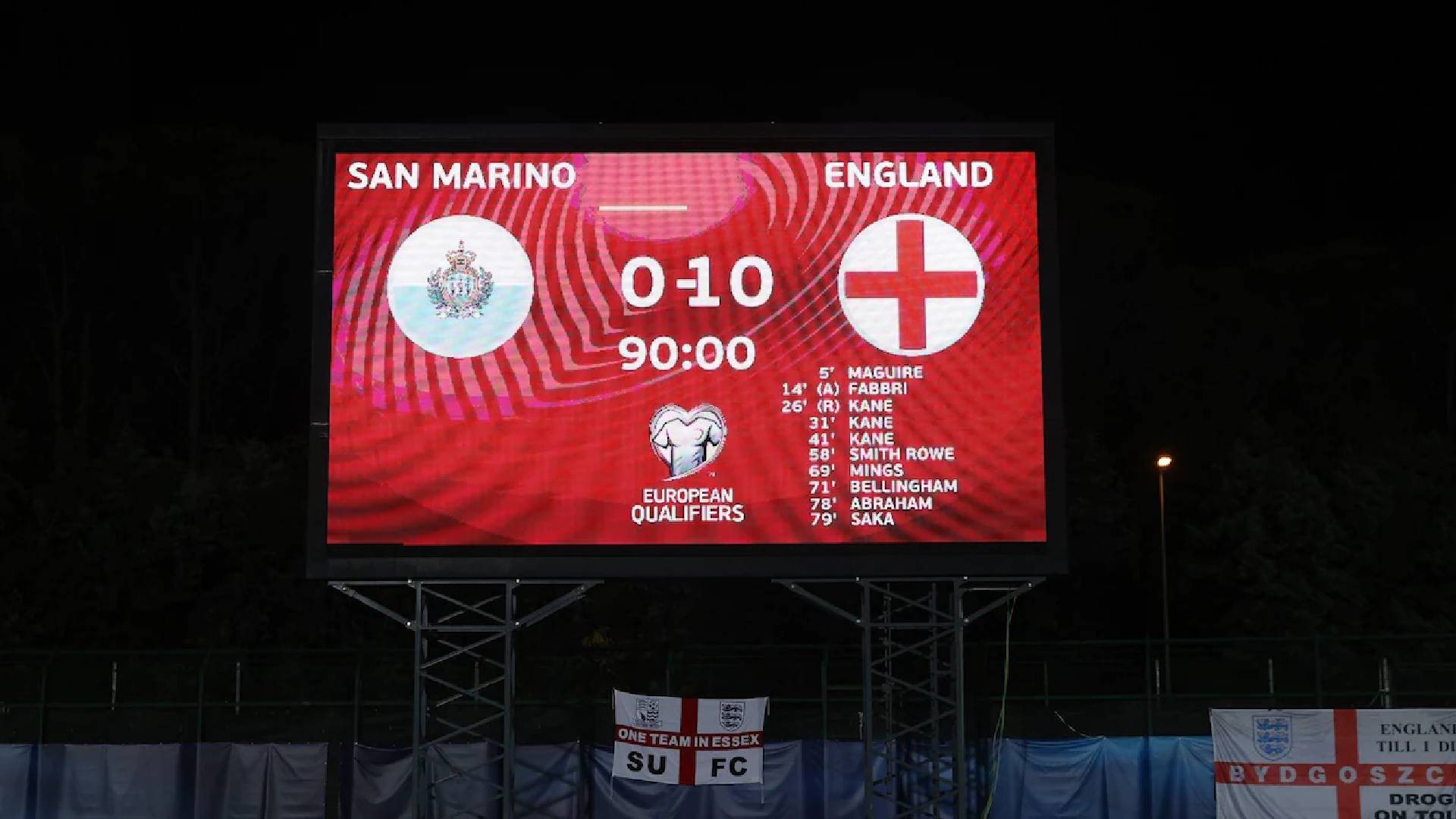 San Marino ‘Kaku’ Dibantai England, Penjaga Gawang England Boleh ‘Tidur’ Sepanjang Perlawanan